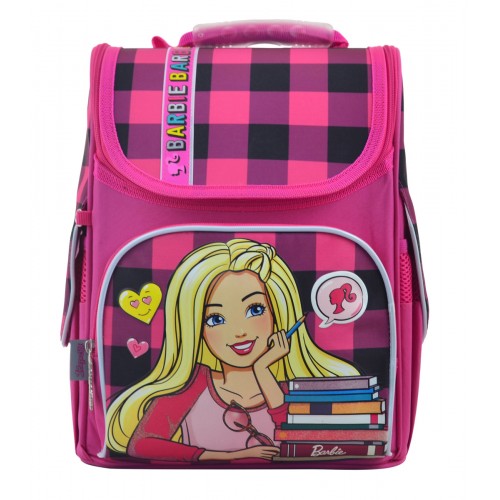 Школьный рюкзак каркасный 1 Вересня H-11 Barbie red