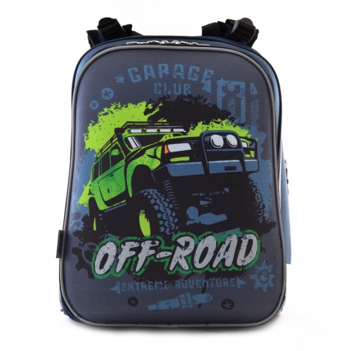 Рюкзак для школы каркасный H-12 1 Вересня Off-road