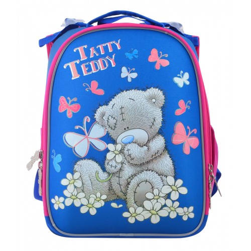 Школьный рюкзак (ранец) с ортопедической спинкой синий для девочки 1 Вересня H-25 Me-to-you для начальной школы (555366)
