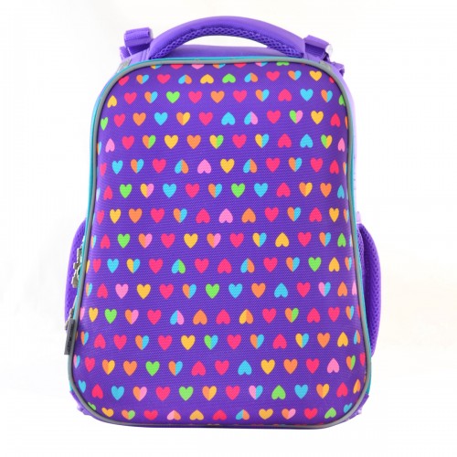 Рюкзак для школы каркасный H-12-1 1 Вересня Hearts