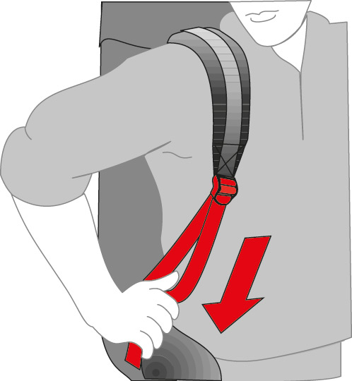 Как правильно завязать лямки на рюкзаке