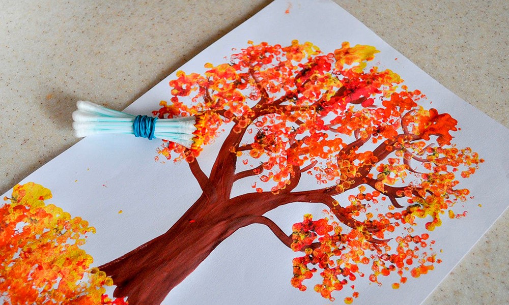 Как нарисовать зимнее дерево