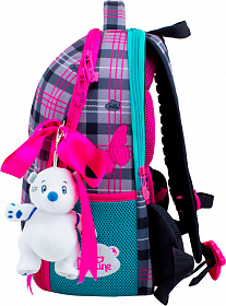 Ранец школьный DeLune 7-143 + мешок + мишка