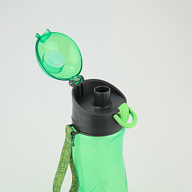 Бутылочка для воды Kite K18-400-01, 530 мл, зеленая Бутылочка для воды Kite K18-400-01, 530 мл, зеленая