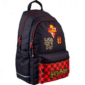 Молодіжний міський рюкзак підлітковий чорний для хлопців Kite Education Harry Potter HP21-2575M-2 Молодіжний міський рюкзак підлітковий чорний для хлопців Kite Education Harry Potter HP21-2575M-2