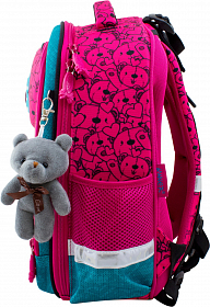 Ранец школьный Winner 6004 + мишка