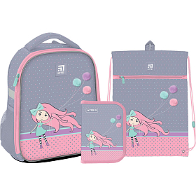 Шкільний ранець з пеналом та мішком Kite Education Pretty Girl SET_K22-555S-4 Шкільний ранець з пеналом та мішком Kite Education Pretty Girl SET_K22-555S-4