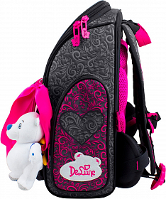 Ранец для школы DeLune 6-119 + мешок + мишка