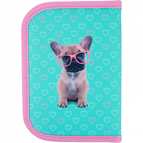 Пенал без наповнення Kite Education Studio Pets SP21-622, 1 відділення, 2 відвороти