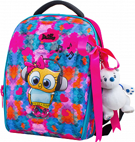 Ранец школьный DeLune 7mini-014 + мешок + пенал + мишка