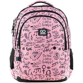 Шкільний рюкзак з ортопедичною спинкою для дівчинки GoPack Teens GO24-162L-6 Шкільний рюкзак з ортопедичною спинкою для дівчинки GoPack Teens GO24-162L-6