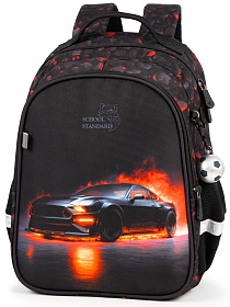 Ортопедичний рюкзак 6 в 1 для хлопчика School Standard з Машиною для першокласника (SET 160-29)