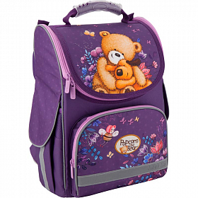 Рюкзак школьный каркасный Kite Education Popcorn the Bear PO19-501S Рюкзак школьный каркасный Kite Education Popcorn the Bear PO19-501S