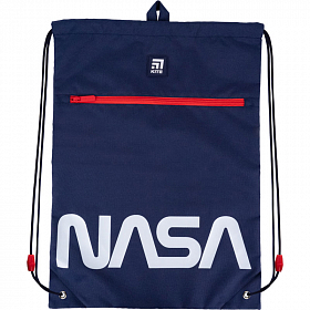Сумка для обуви с карманом Kite Education NASA NS21-601L-2 Сумка для обуви с карманом Kite Education NASA NS21-601L-2