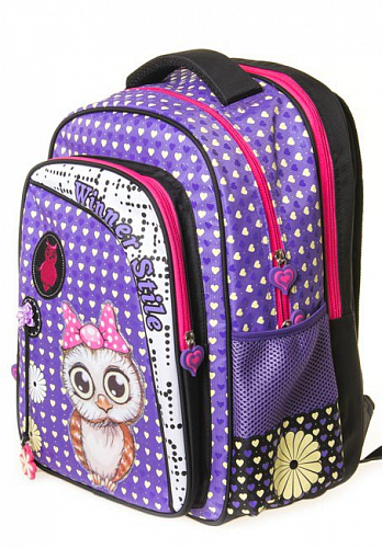 Рюкзак для школы Winner Stile 194-1 фиолетовый