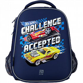 Рюкзак школьный каркасный Kite Education Hot Wheels HW20-531M Рюкзак школьный каркасный Kite Education Hot Wheels HW20-531M