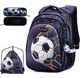 Шкільний рюкзак з пеналом та мішком Winner / SkyName  Full R2-179-2