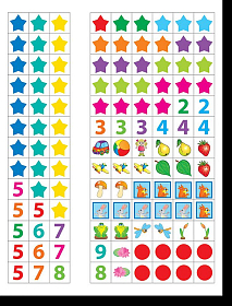 117 розумних наліпок — Розмір, форма, лічба. 3–4 роки