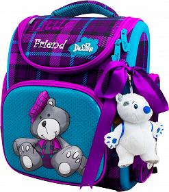Ранец для школы DeLune 3-144+ мешок + игрушка