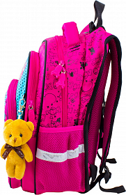 Рюкзак для школы Winner 8015 + мишка