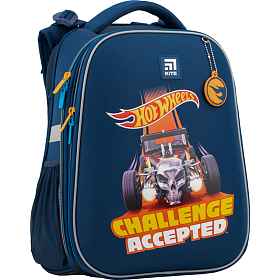 Рюкзак (ранець) шкільний ортопедичний синій для хлопчиків Kite Education Hot Wheels HW22-531M Рюкзак (ранець) шкільний ортопедичний синій для хлопчиків Kite Education Hot Wheels HW22-531M