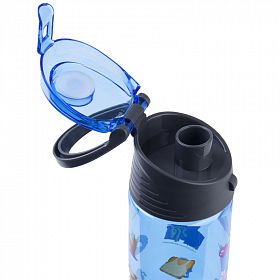 Бутылочка для воды Kite MTV MTV20-401, 550 мл, голубая Бутылочка для воды Kite MTV MTV20-401, 550 мл, голубая