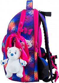 Ранец школьный DeLune 7mini-011 + мешок + пенал + мишка