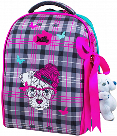 Ранец школьный DeLune 7-143 + мешок + мишка