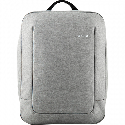 Молодіжний рюкзак сірий з відділенням для ноутбука чоловічий Kite City для студентів (K20-2514M-2)