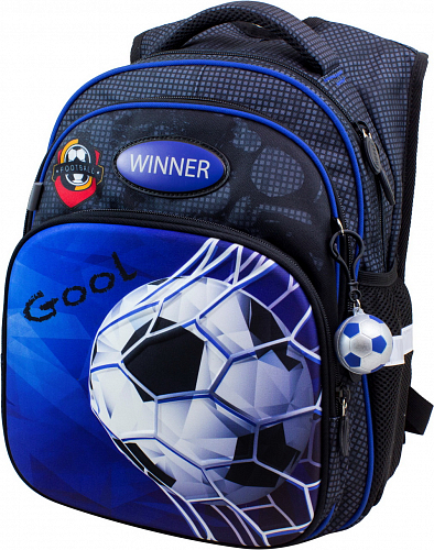 Рюкзак для школы Winner 8052 + брелок мячик