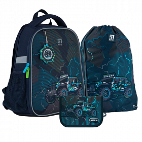 Шкільний ранець з пеналом та мішком Kite Education Cross-country SET_K21-555S-1 Шкільний ранець з пеналом та мішком Kite Education Cross-country SET_K21-555S-1