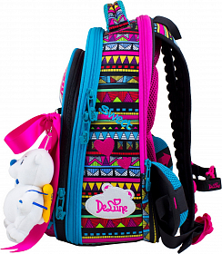 Ранец школьный DeLune 9-115+ мешок + пенал + мишка