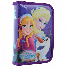 Пенал твердый 1 Вересня одинарный с двумя клапанами HP-04 "Frozen" Пенал твердый 1 Вересня одинарный с двумя клапанами HP-04 "Frozen"