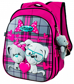 Рюкзак для школы Winner 8001 + мишка