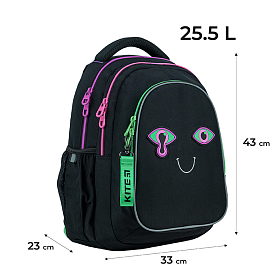 Шкільний рюкзак з ортопедичною спинкою Kite Education teens K24-8001L-1 Шкільний рюкзак з ортопедичною спинкою Kite Education teens K24-8001L-1