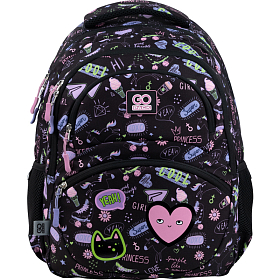 Рюкзак до школи для дівчинки GoPack Education GO22-175M-5 Cool princess/One like Рюкзак до школи для дівчинки GoPack Education GO22-175M-5 Cool princess/One like