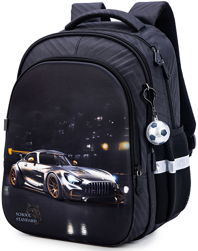 Ортопедичний рюкзак для хлопчика School Standard з Машиною 38х30х18 см для першокласника (150-8)