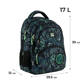 Шкільний рюкзак з ортопедичною спинкою GoPack Education GO24-175M-6 Vibes Шкільний рюкзак з ортопедичною спинкою GoPack Education GO24-175M-6 Vibes