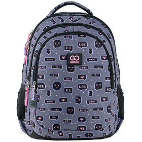Шкільний рюкзак з ортопедичною спинкою для дівчинки GoPack Teens GO24-162M-6 Шкільний рюкзак з ортопедичною спинкою для дівчинки GoPack Teens GO24-162M-6