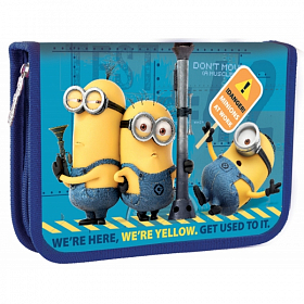 Пенал твердый 1Вересня одинарный без клапана HP-02 "Minions" Пенал твердый 1Вересня одинарный без клапана HP-02 "Minions"