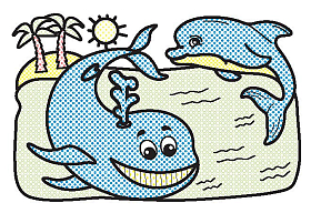 Водні розмальовки — Підводний світ