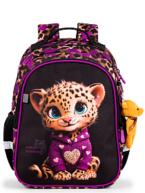 Шкільний рюкзак для дівчинки School Standard з Тигром 38х28х16 см для початкової школи (160-20)