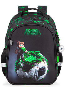 Ортопедичний рюкзак для хлопчика School Standard з М'ячем 38х28х16 см для першокласника (160-27)