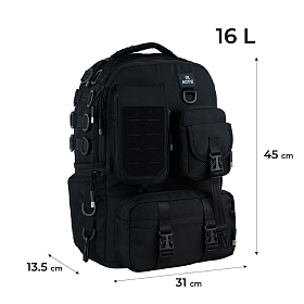 Рюкзак чорний Kite Education teens K24-2596L-1 Рюкзак чорний Kite Education teens K24-2596L-1