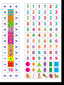 117 розумних наліпок — Думаю та рахую. 4–5 років