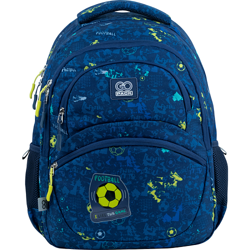 Рюкзак для хлопчика синій GoPack Education GO22-175M-7 Football game