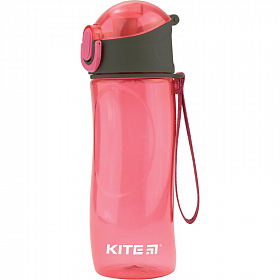Пляшечка для води Kite K18-400-02, 530 мл, рожева Пляшечка для води Kite K18-400-02, 530 мл, рожева