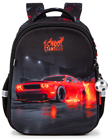 Шкільний рюкзак з ортопедичною спинкою для хлопчика з Машиною School Standard 38х30х18 см для першокласника (170-69)