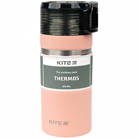 Термос Kite 473 мл персиковий до школи K21-320-01 Термос Kite 473 мл персиковий до школи K21-320-01