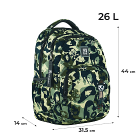 Шкільний рюкзак з ортопедичною спинкою Kite Education teens tokidoki TK24-903L Шкільний рюкзак з ортопедичною спинкою Kite Education teens tokidoki TK24-903L